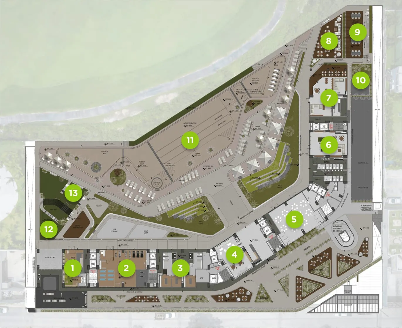 Woha_Departamentos en venta en Puerto Cancún_Masterplan