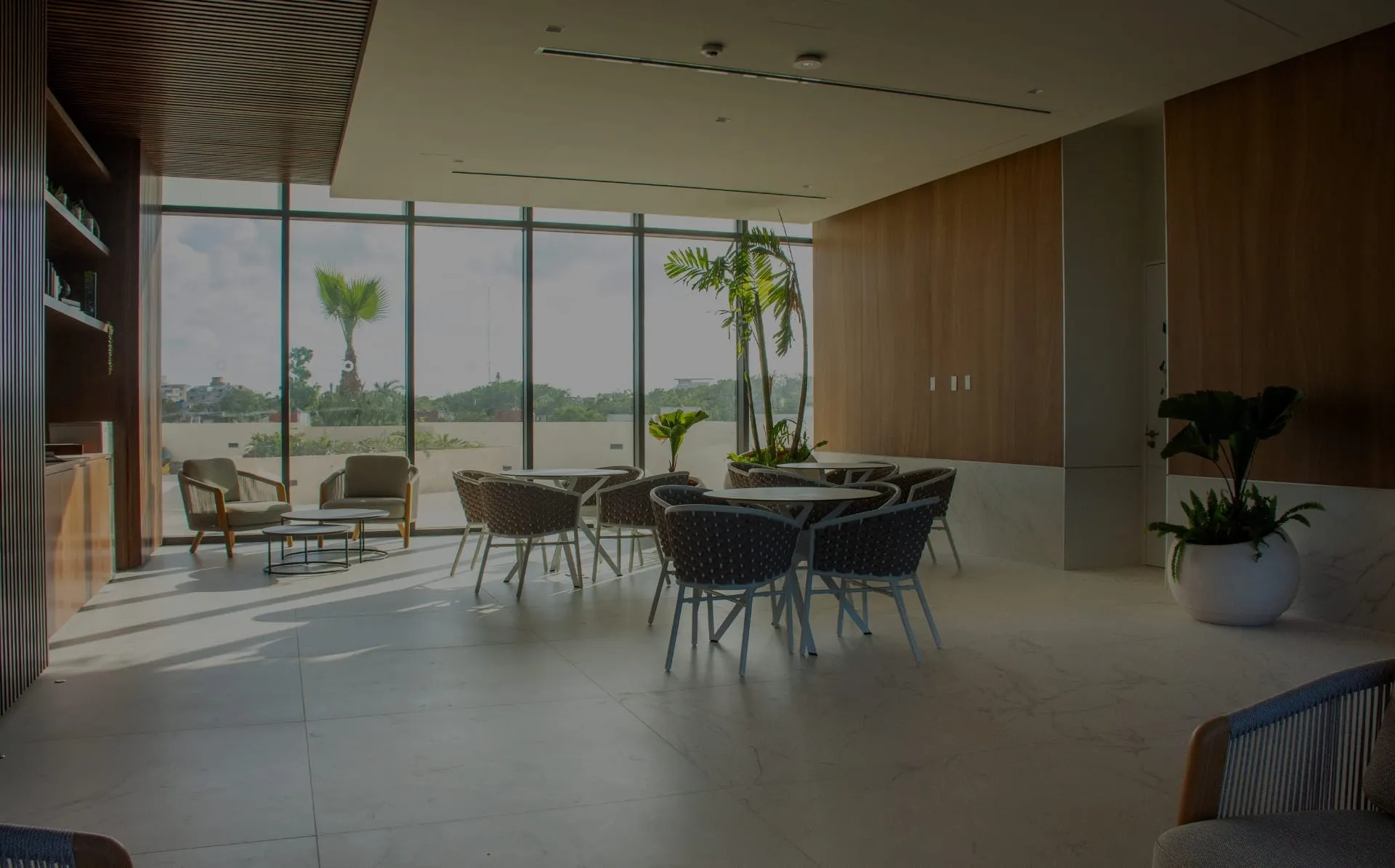 Woha_Departamentos en venta en Puerto Cancún_Salón de usos multiples